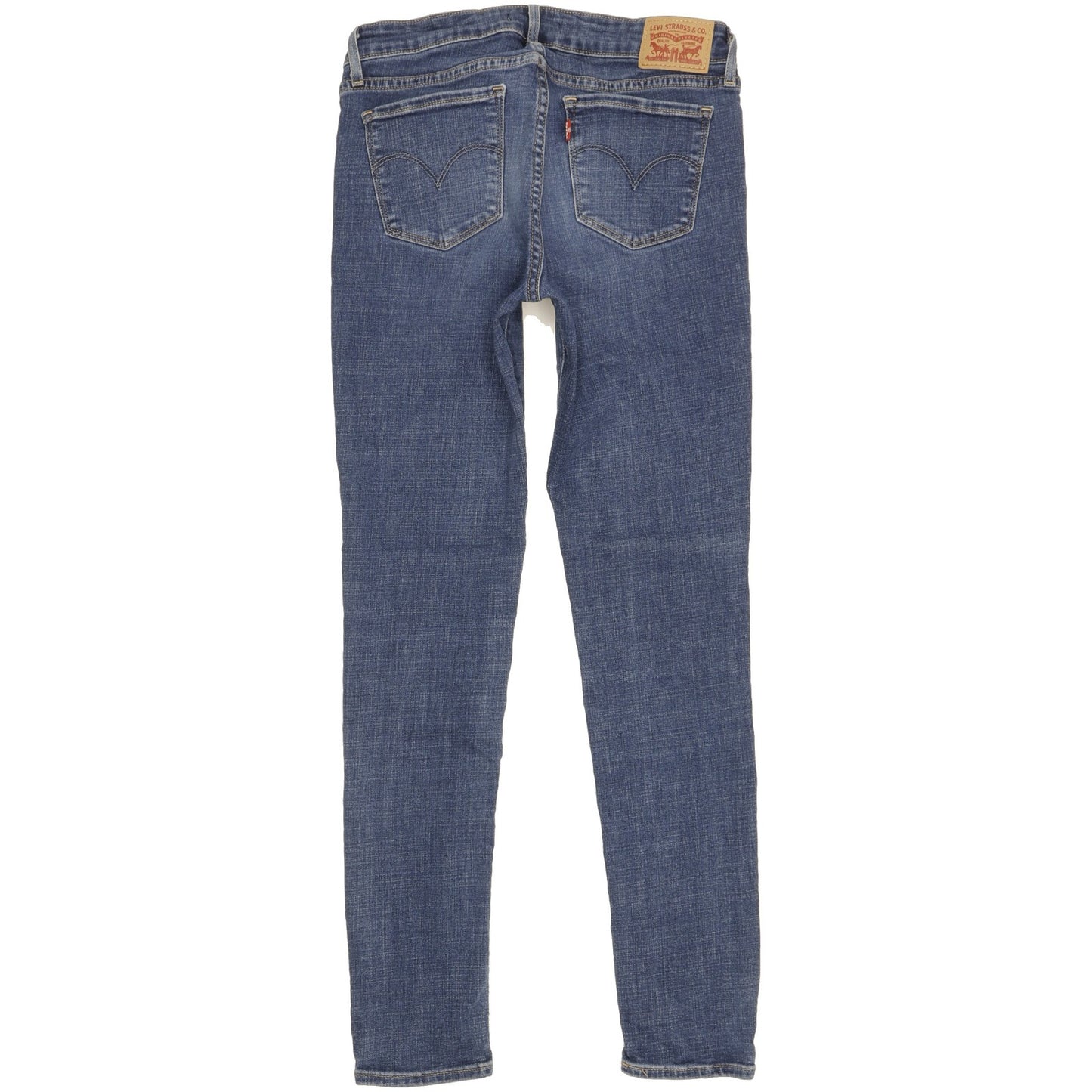 Levi's 711 Women Blue Skinny Slim Stretch Jeans W28 L30