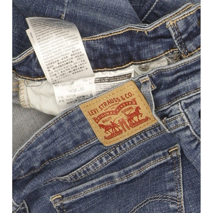 Levi's 711 Women Blue Skinny Slim Stretch Jeans W28 L30