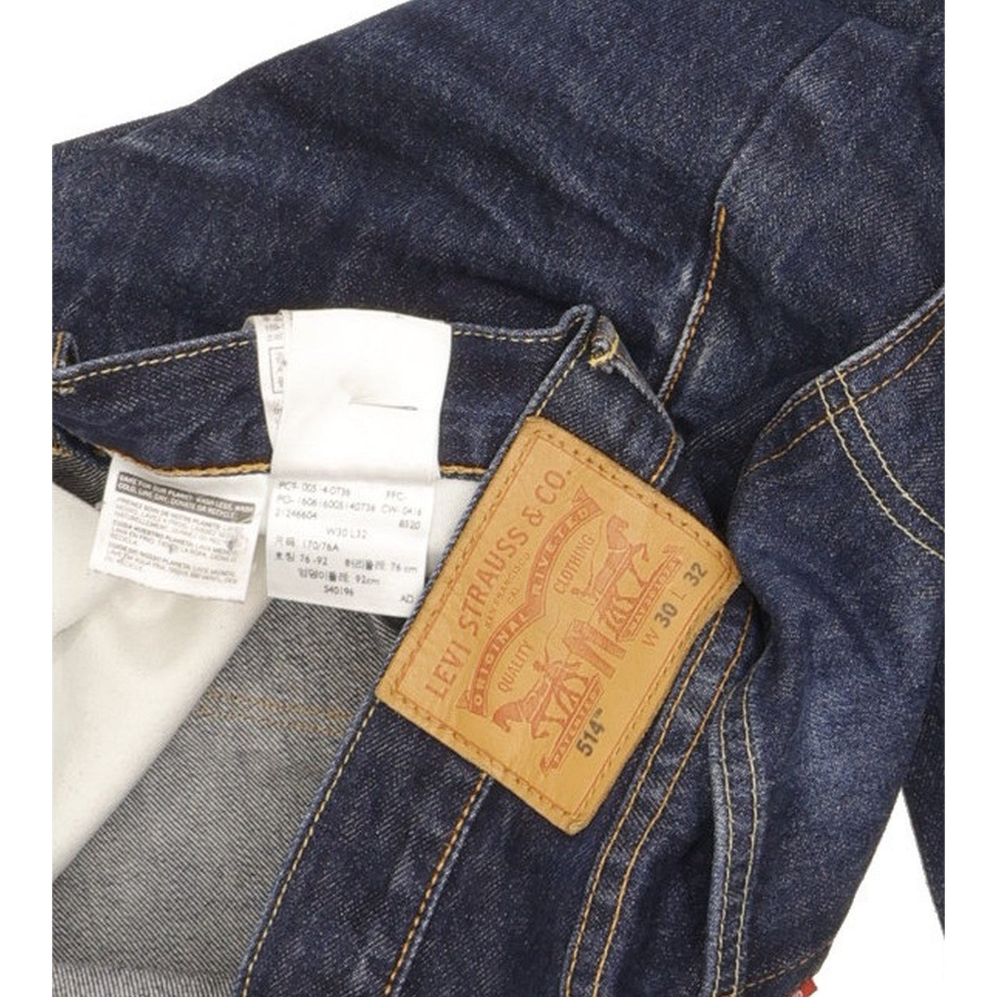 Levi's 514 Men Blue Straight Slim Jeans W30 L32