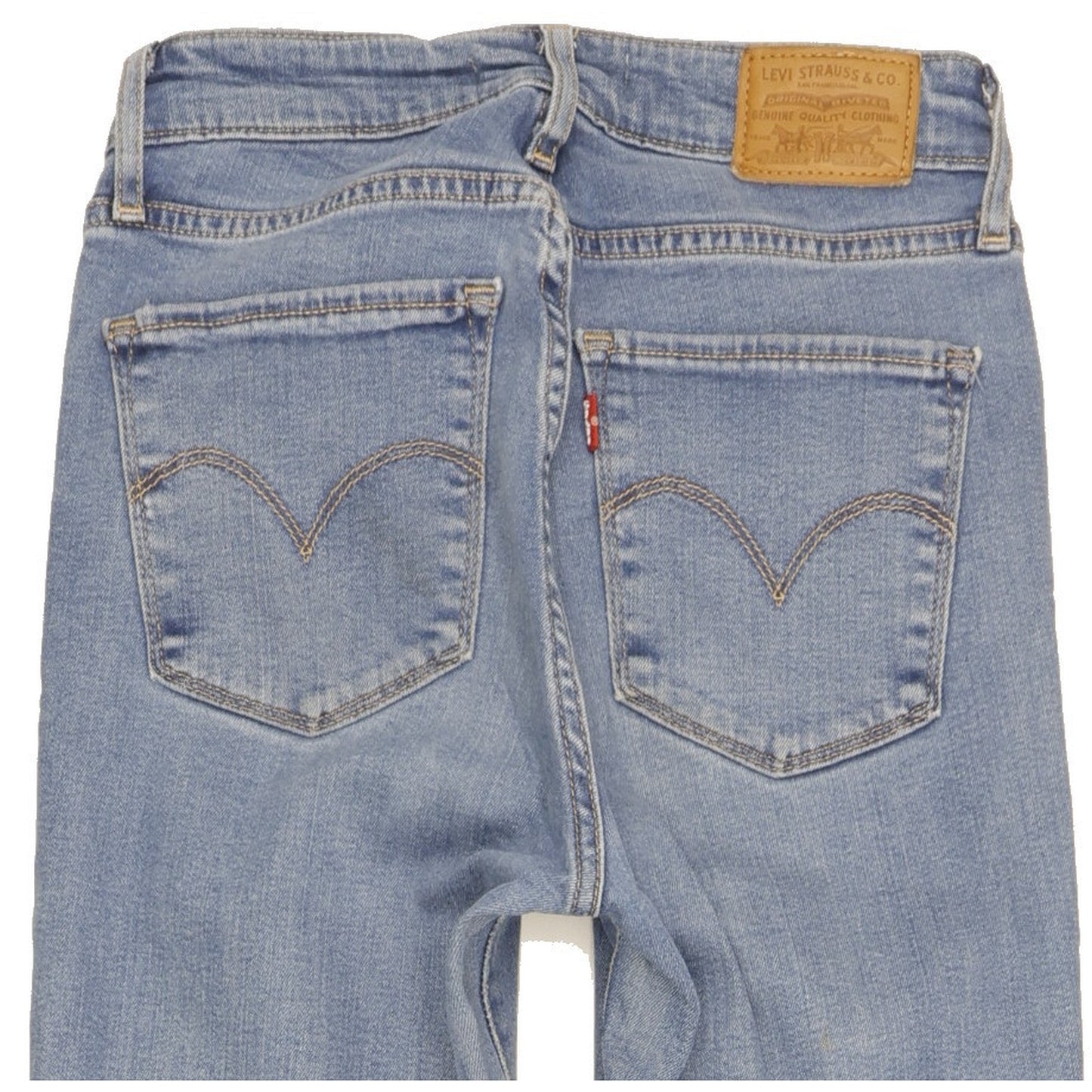 Levi's 721 Women Blue Skinny Slim Stretch Jeans W25 L30