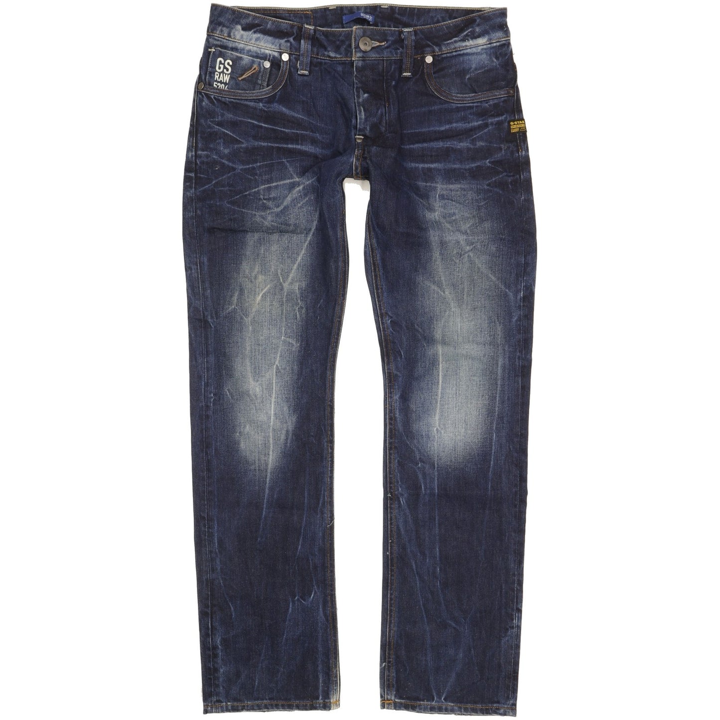 G-Star Attacc Men Blue Straight Regular Jeans W30 L30