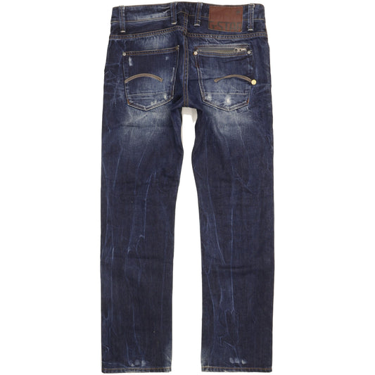 G-Star Attacc Men Blue Straight Regular Jeans W30 L30
