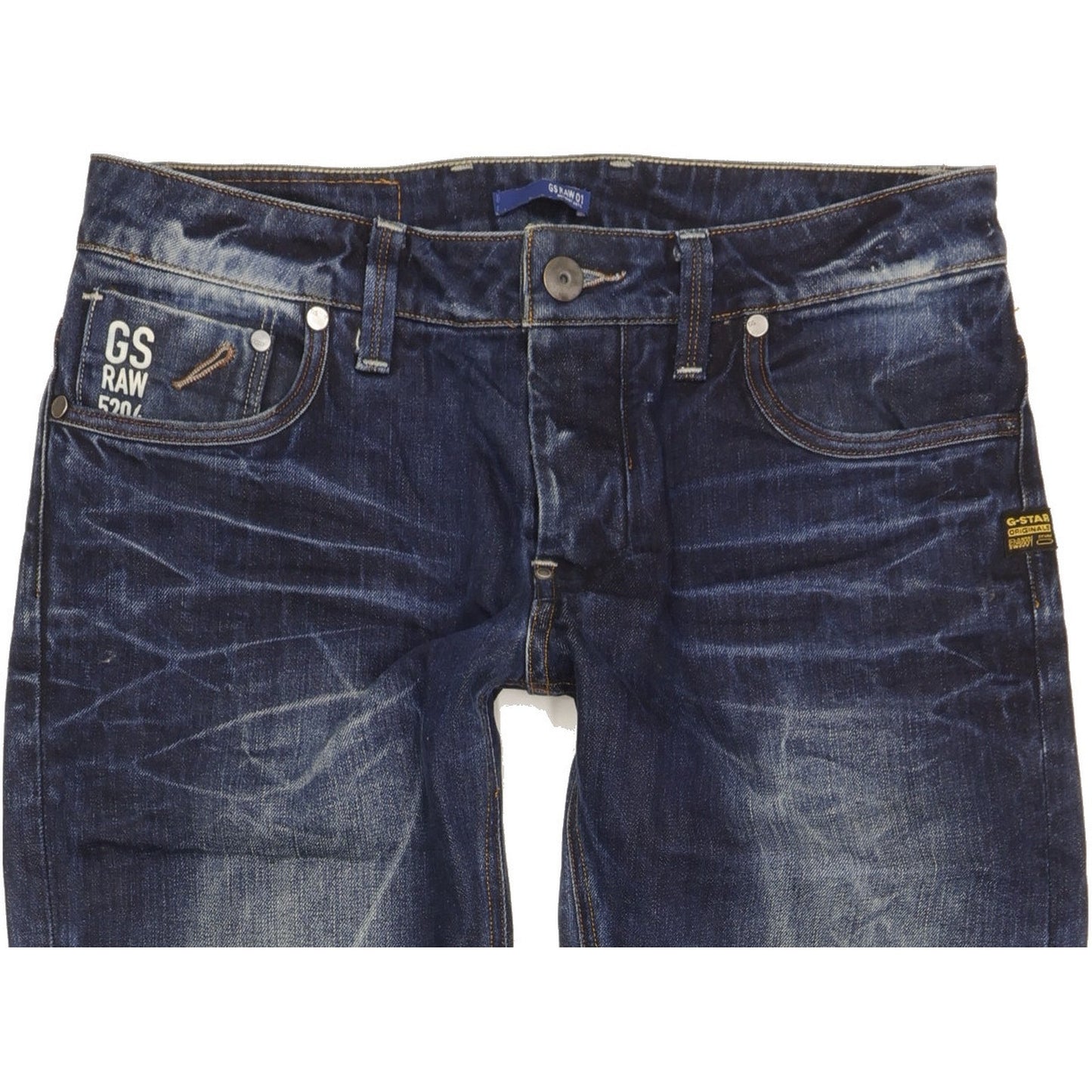 G-Star Attacc Men Blue Straight Regular Jeans W30 L30