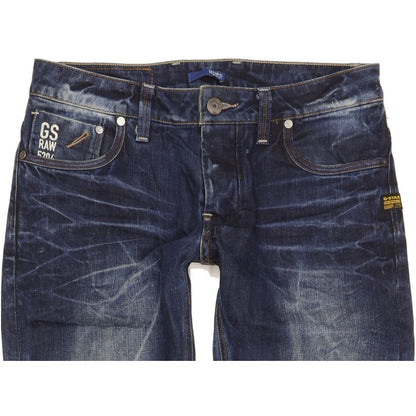G-Star Attacc Men Blue Straight Regular Jeans W30 L30