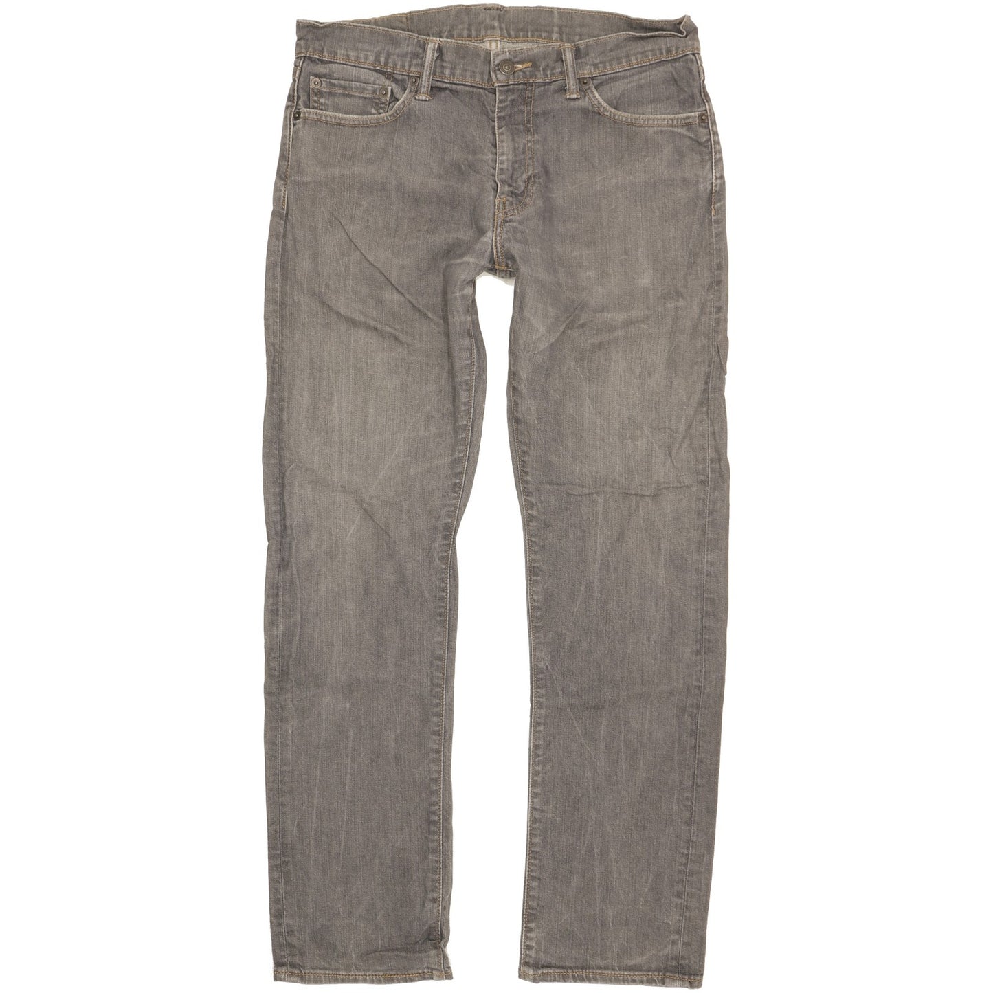 Levi's 504 Men Grey Straight Regular Jeans W32 L31