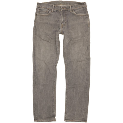 Levi's 504 Men Grey Straight Regular Jeans W32 L31
