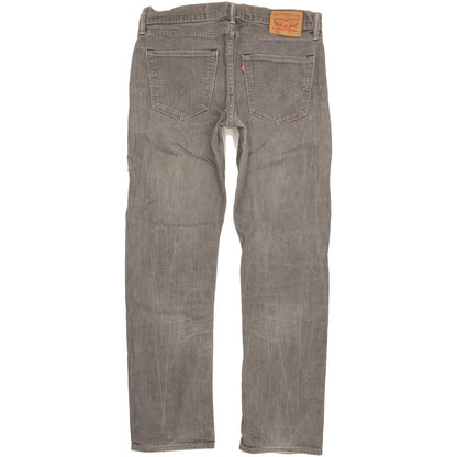 Levi's 504 Men Grey Straight Regular Jeans W32 L31