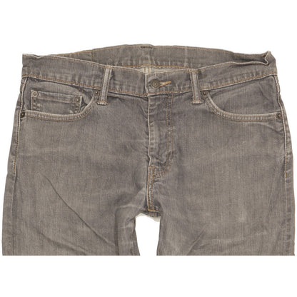 Levi's 504 Men Grey Straight Regular Jeans W32 L31