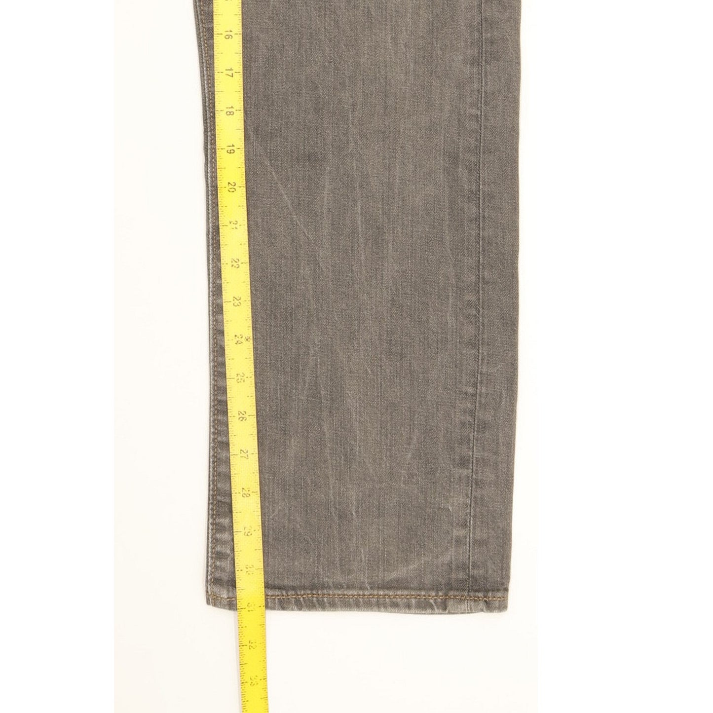 Levi's 504 Men Grey Straight Regular Jeans W32 L31