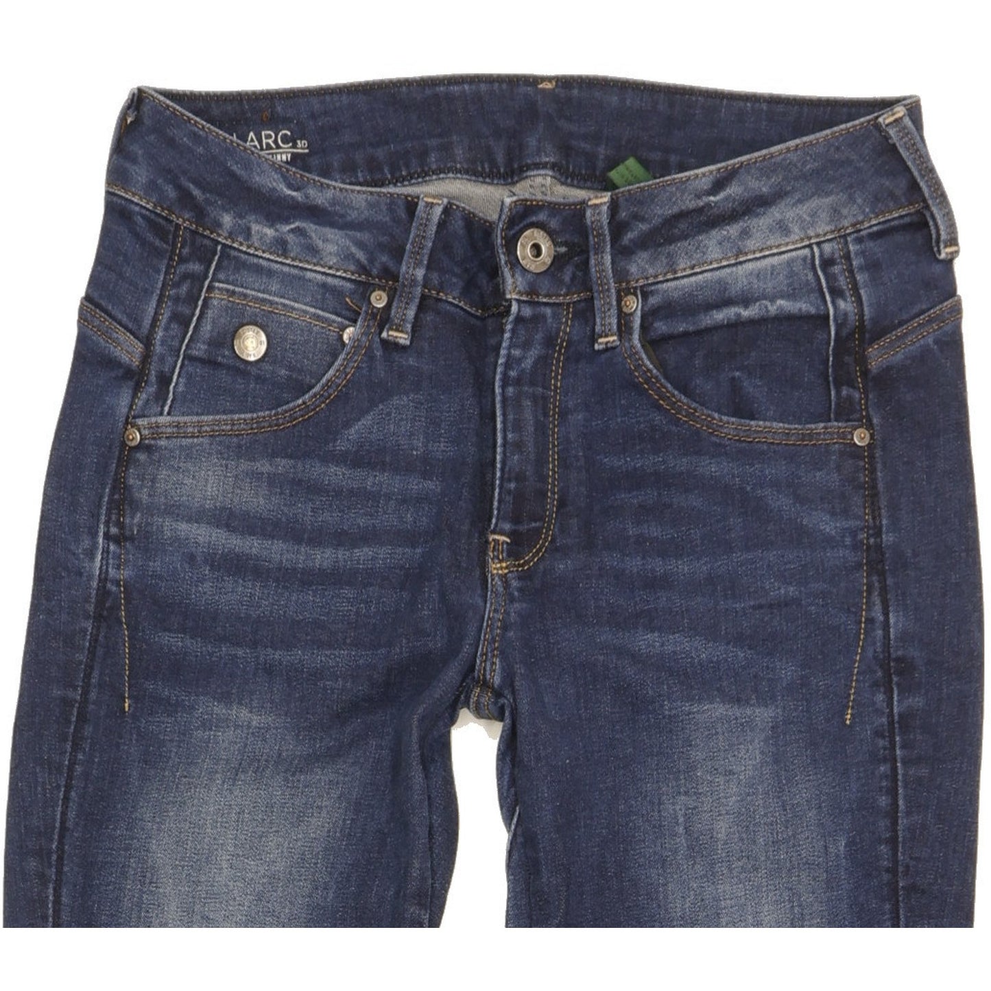 G-Star Arc 3D Women Blue Skinny Slim Stretch Jeans W27 L27