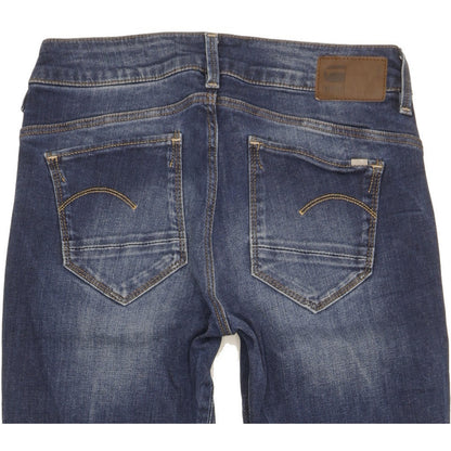 G-Star Arc 3D Women Blue Skinny Slim Stretch Jeans W27 L27