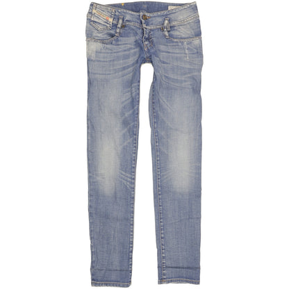 Diesel Matic Women Blue Tapered Slim Stretch Jeans W27 L32