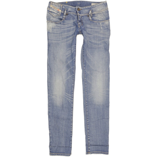 Diesel Matic Women Blue Tapered Slim Stretch Jeans W27 L32