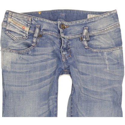 Diesel Matic Women Blue Tapered Slim Stretch Jeans W27 L32