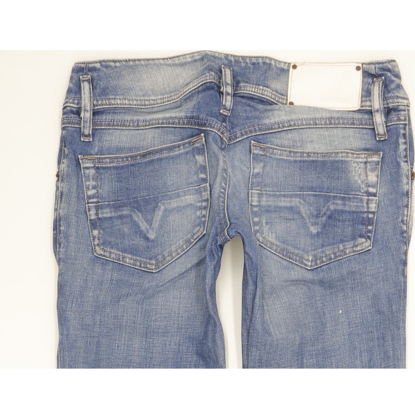 Diesel Matic Women Blue Tapered Slim Stretch Jeans W27 L32