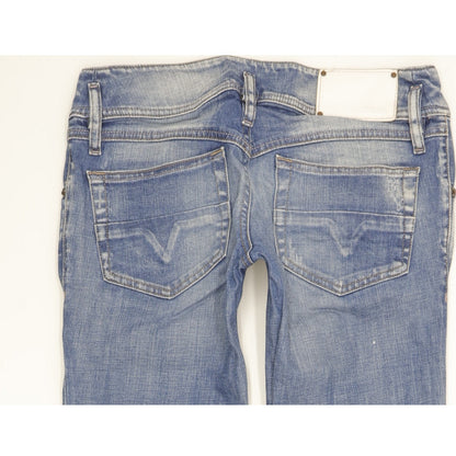 Diesel Matic Women Blue Tapered Slim Stretch Jeans W27 L32