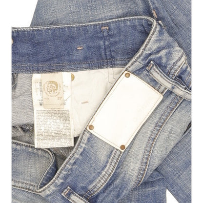 Diesel Matic Women Blue Tapered Slim Stretch Jeans W27 L32
