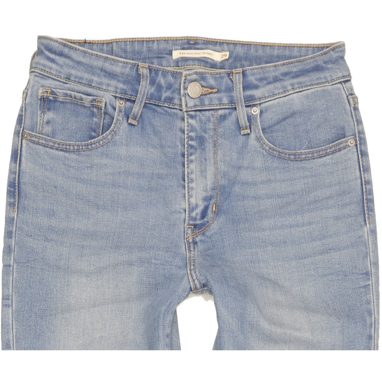 Levi's 721 Women Blue Skinny Slim Stretch Jeans W29 L27