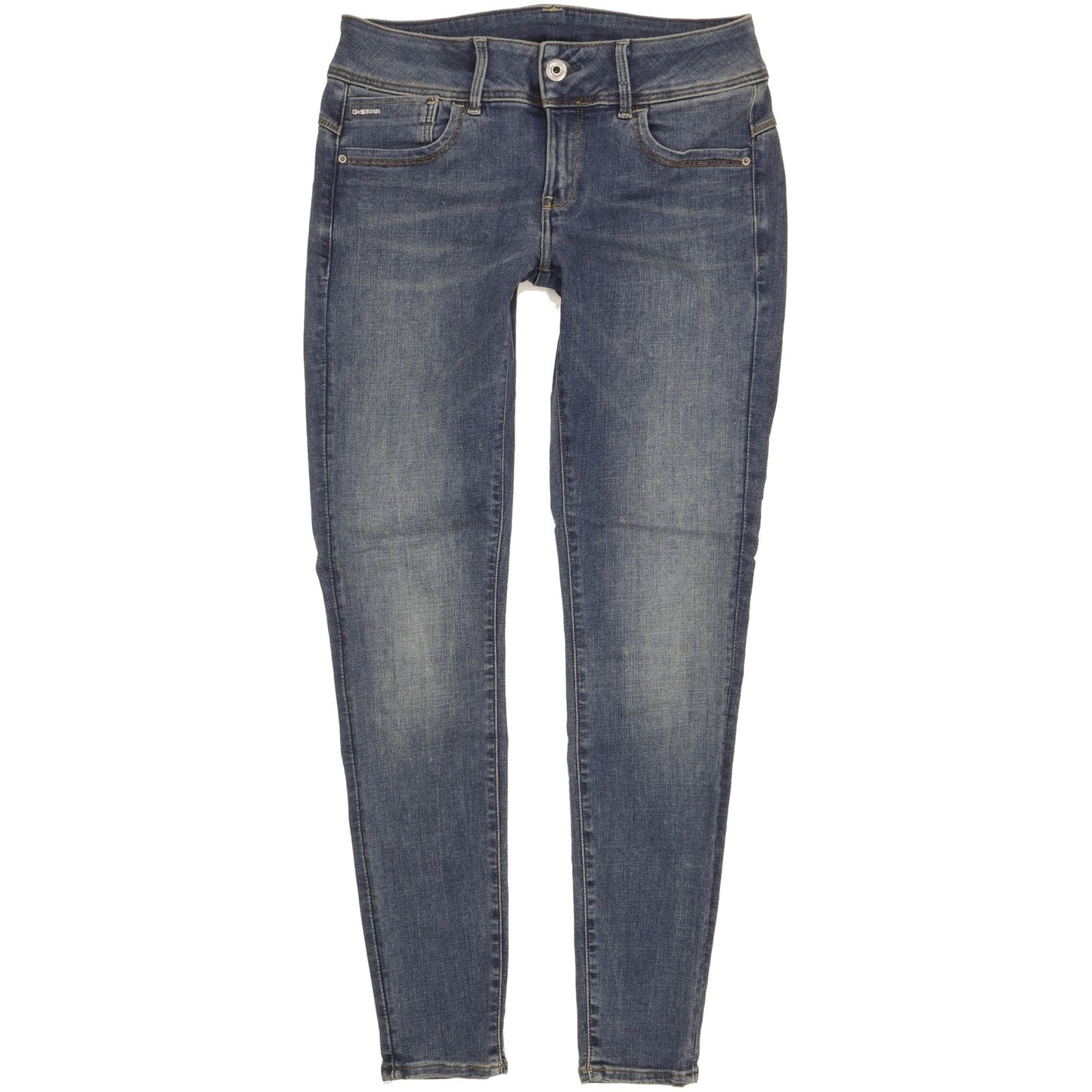G-Star Lynn Women Blue Skinny Slim Stretch Jeans W30 L30