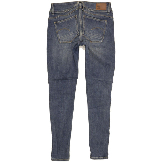 G-Star Lynn Women Blue Skinny Slim Stretch Jeans W30 L30