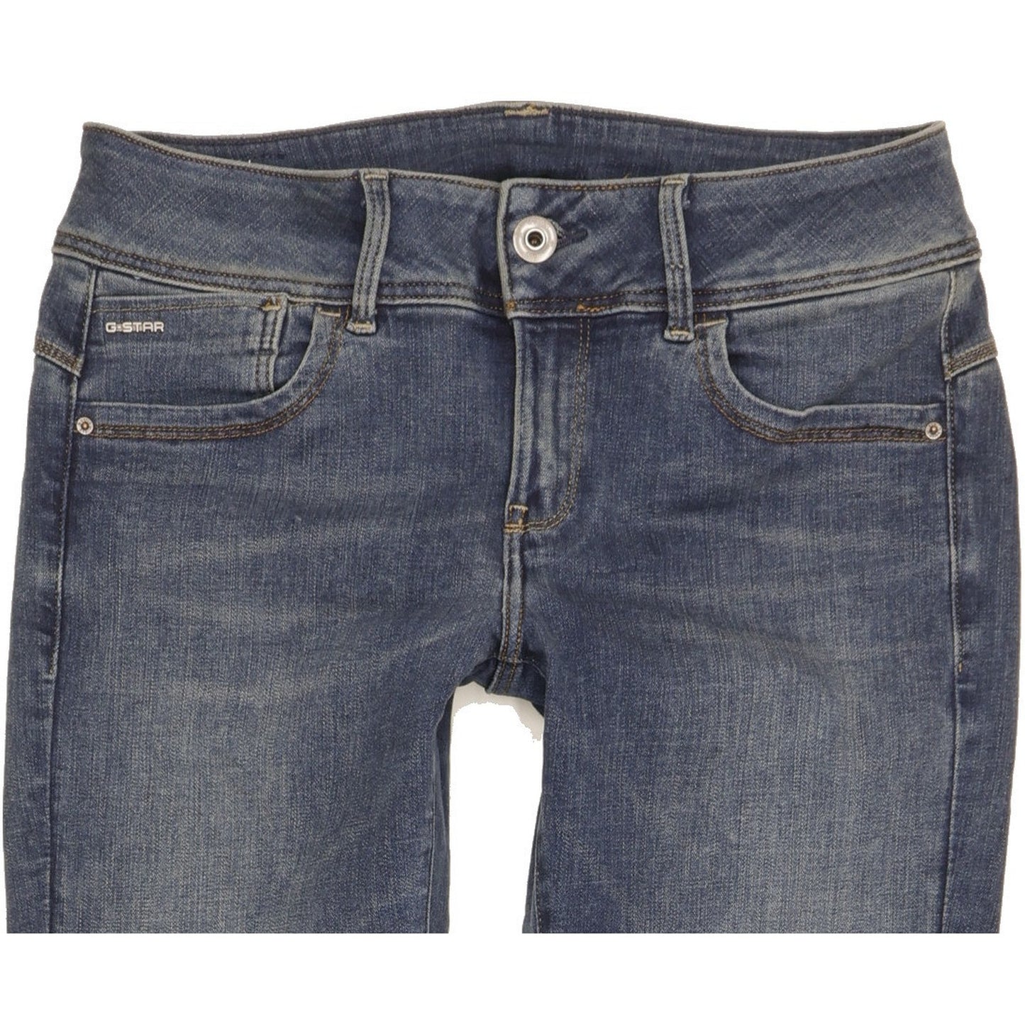 G-Star Lynn Women Blue Skinny Slim Stretch Jeans W30 L30