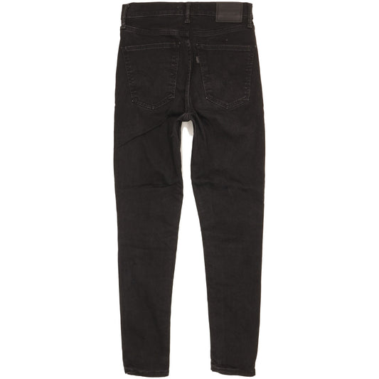 Levi's Mile Black Skinny Slim Stretch Jeans High Waisted W28 L27
