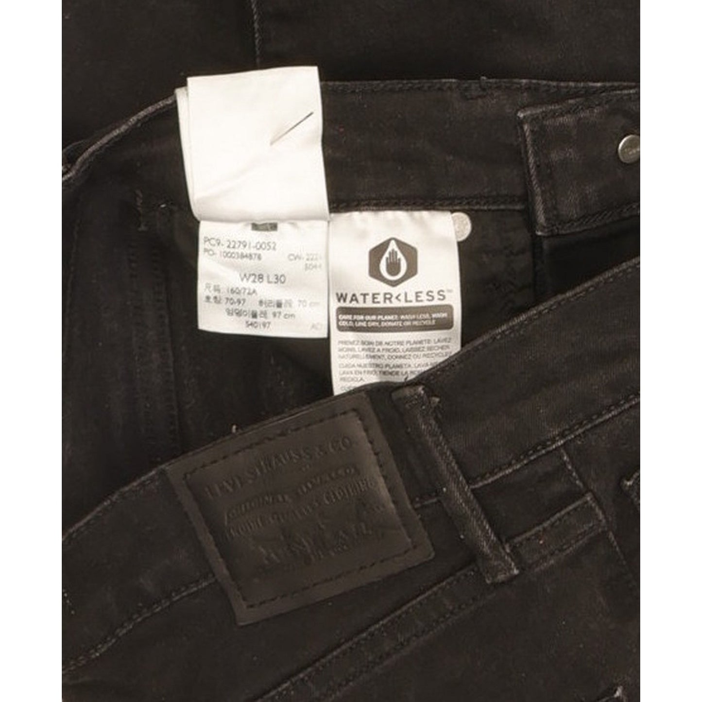 Levi's Mile Black Skinny Slim Stretch Jeans High Waisted W28 L27