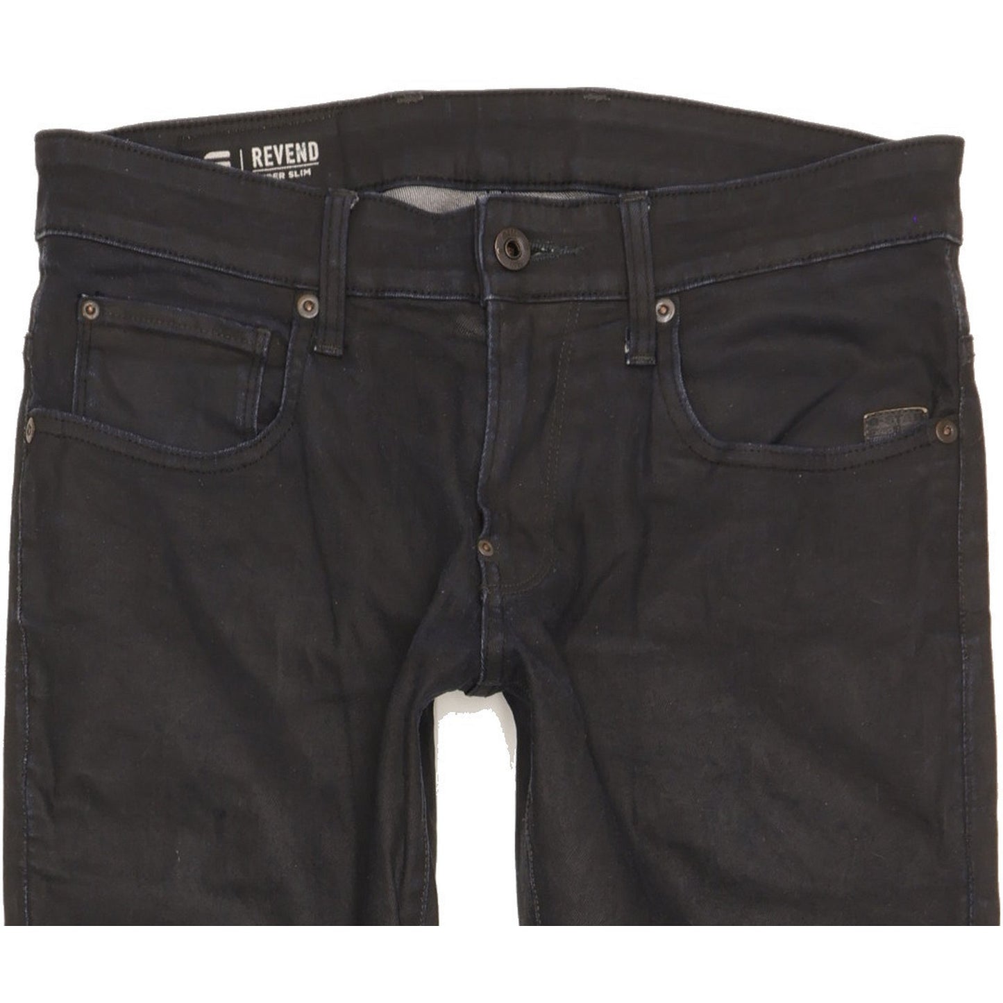 G-Star Revend Men Navy Straight Slim Stretch Jeans W31 L31