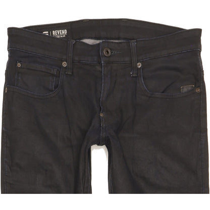 G-Star Revend Men Navy Straight Slim Stretch Jeans W31 L31