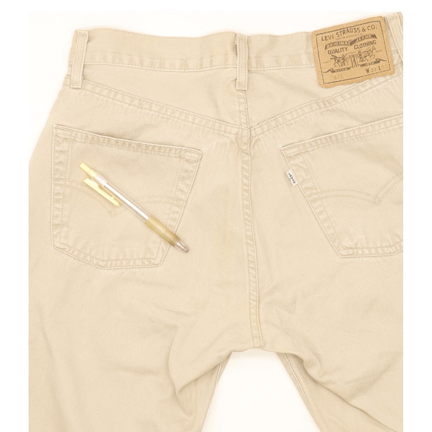 Levi's 615 Men Beige Straight Regular Jeans W31 L28