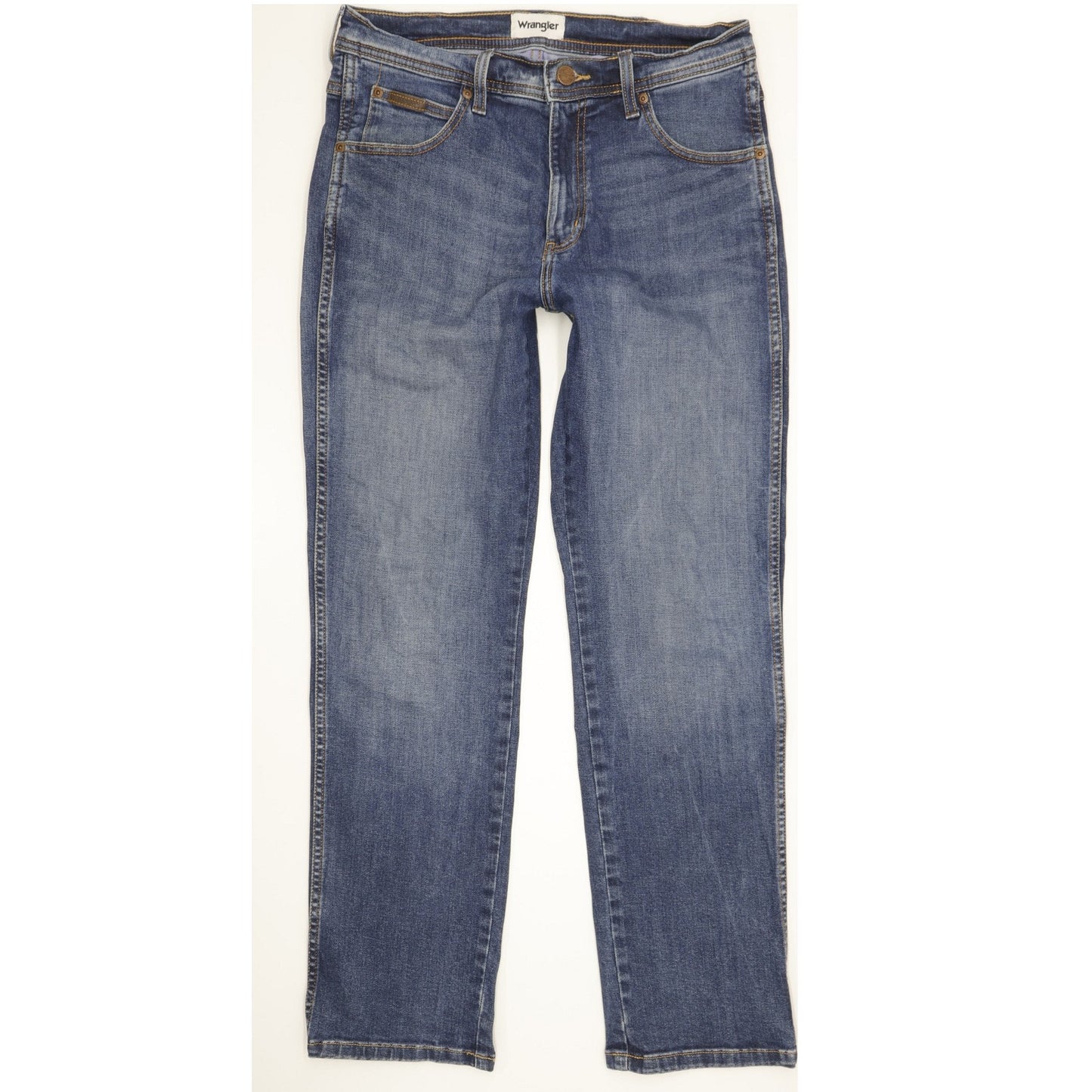 Wrangler Arizona Men Blue Straight Regular Stretch Jeans W32 L30
