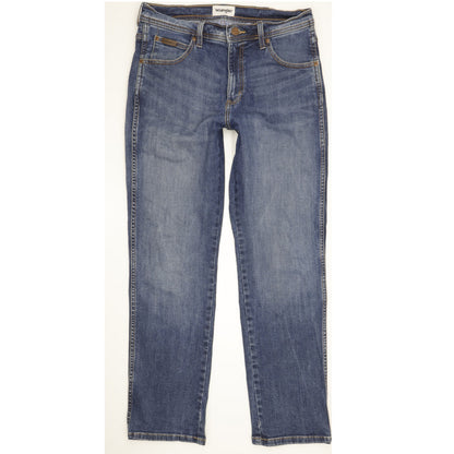 Wrangler Arizona Men Blue Straight Regular Stretch Jeans W32 L30