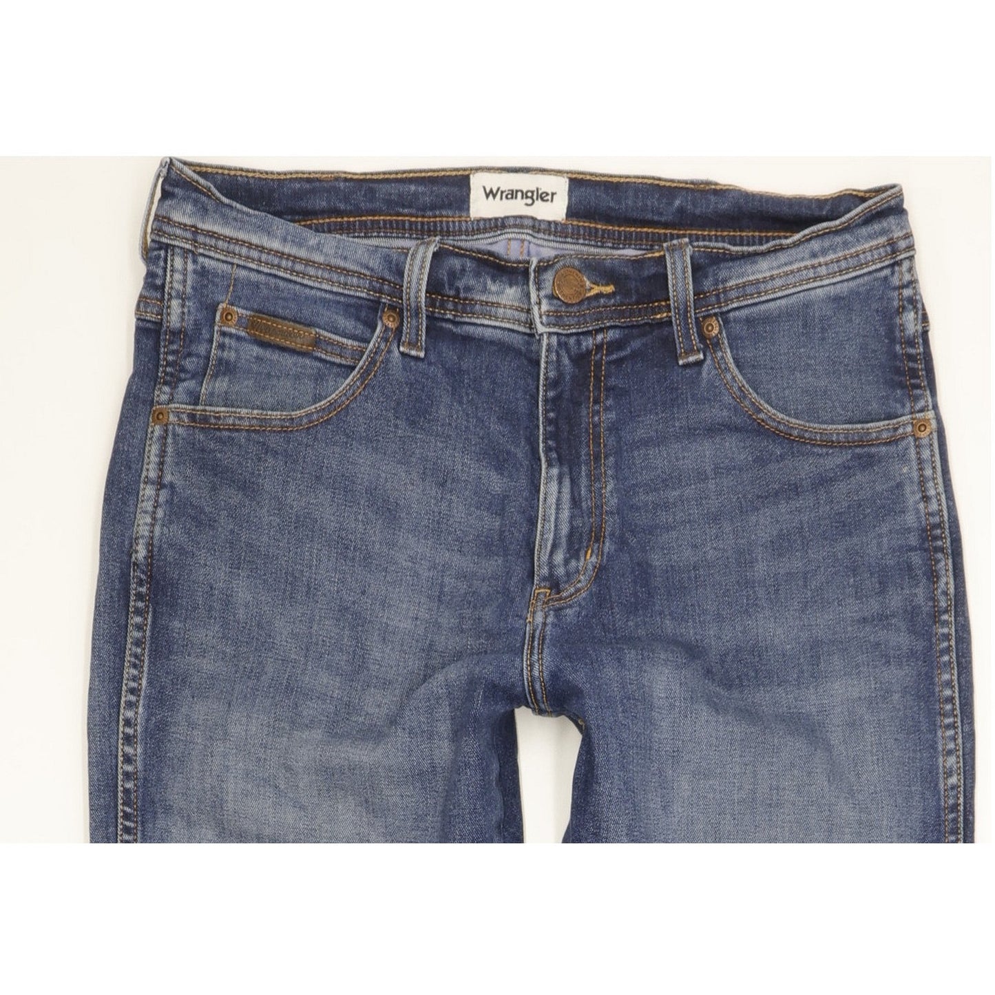 Wrangler Arizona Men Blue Straight Regular Stretch Jeans W32 L30