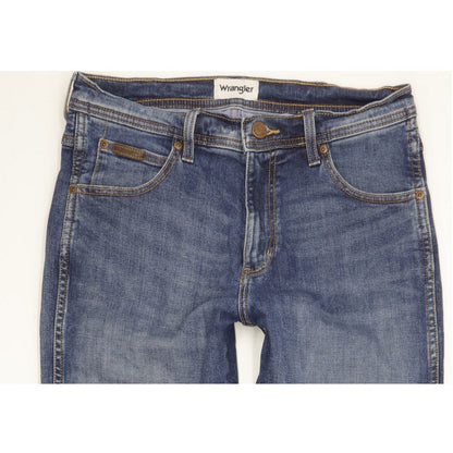 Wrangler Arizona Men Blue Straight Regular Stretch Jeans W32 L30