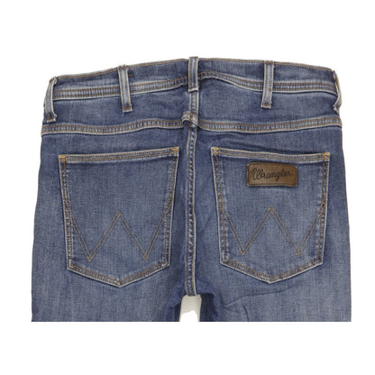 Wrangler Arizona Men Blue Straight Regular Stretch Jeans W32 L30