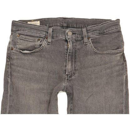 Levi's 511 Men Grey Straight Slim Jeans W32 L34