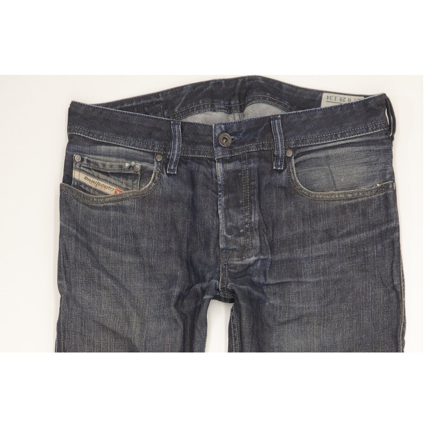 Diesel Zatiny Men Blue Bootcut Slim Jeans W29 L34