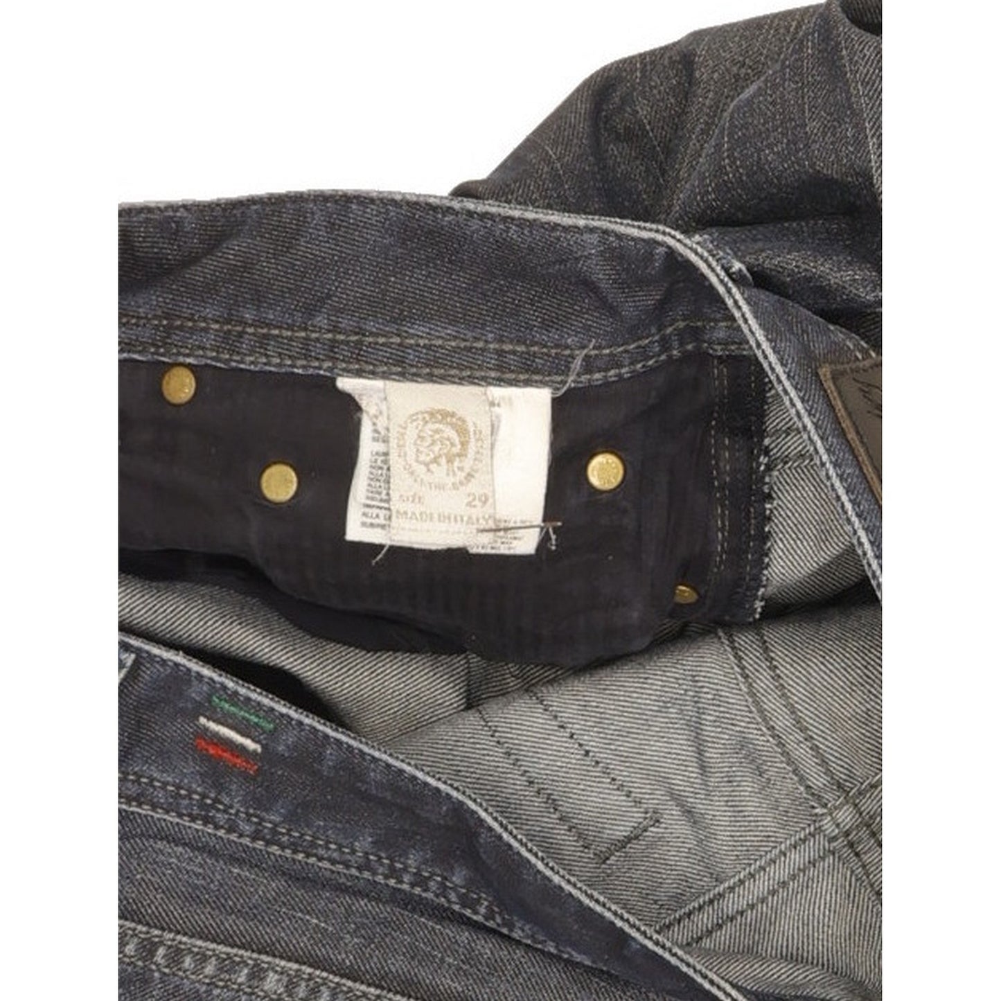 Diesel Zatiny Men Blue Bootcut Slim Jeans W29 L34
