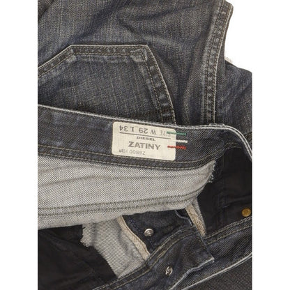 Diesel Zatiny Men Blue Bootcut Slim Jeans W29 L34
