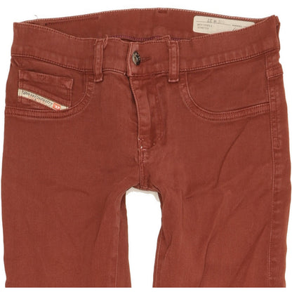 Diesel Livier Women Brown Skinny Slim Stretch Jeans W27 L27