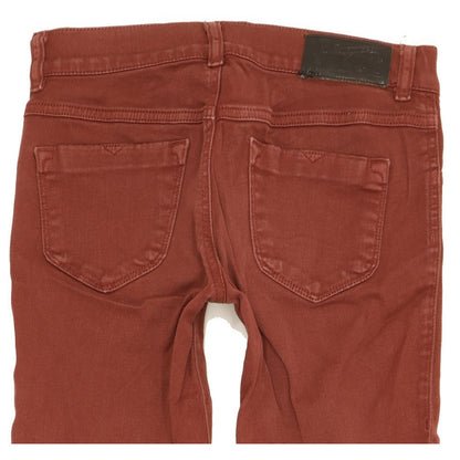 Diesel Livier Women Brown Skinny Slim Stretch Jeans W27 L27
