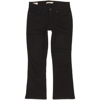 Levi's 715 Women Black Bootcut Slim Stretch Jeans W29 L26