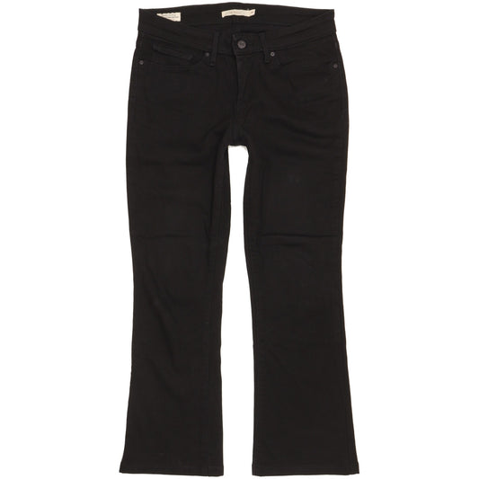 Levi's 715 Women Black Bootcut Slim Stretch Jeans W29 L26
