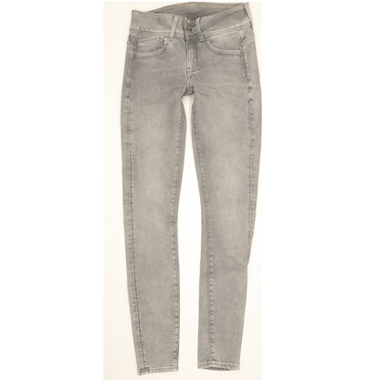 G-Star Lynn Women Grey Skinny Slim Stretch Jeans W25 L31