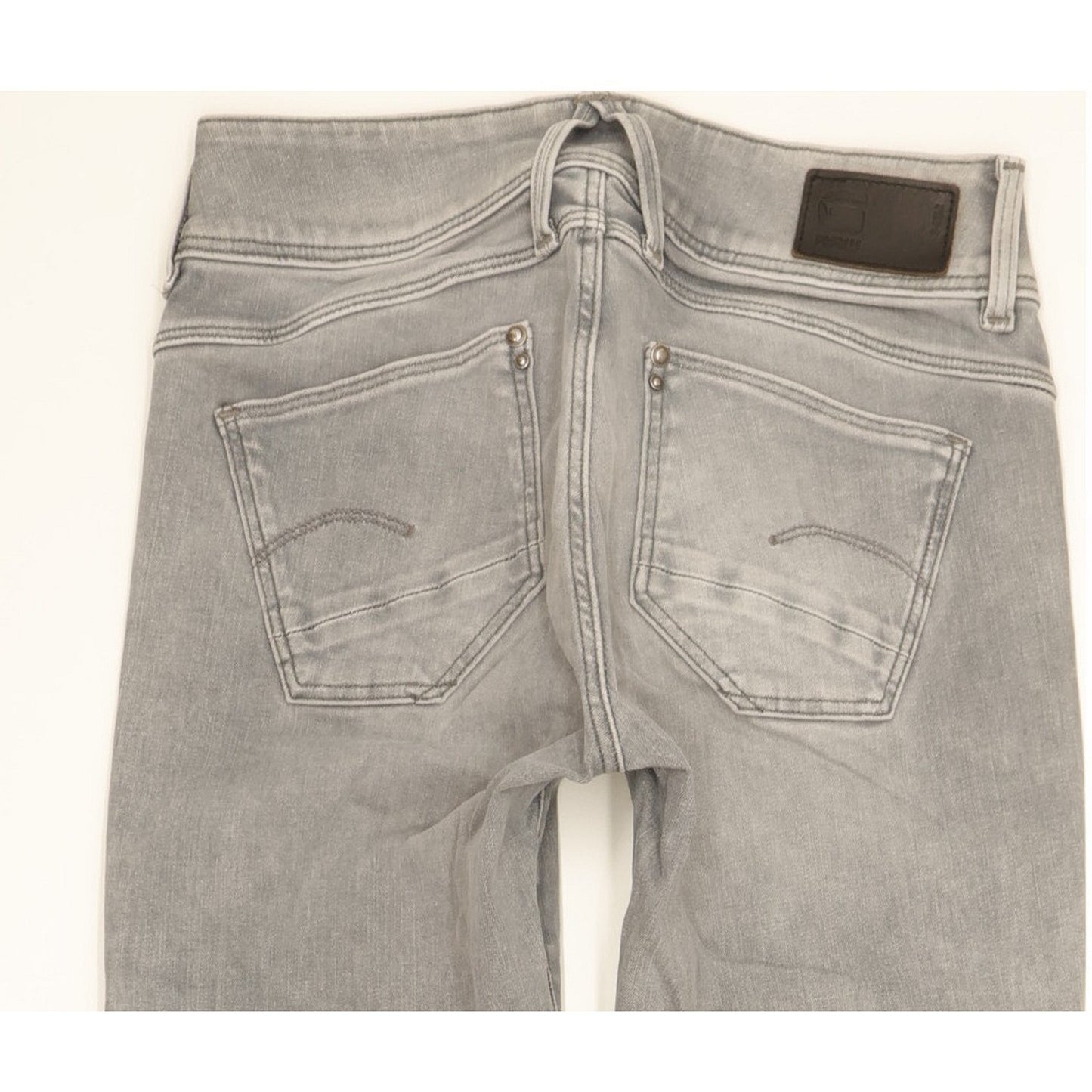 G-Star Lynn Women Grey Skinny Slim Stretch Jeans W25 L31
