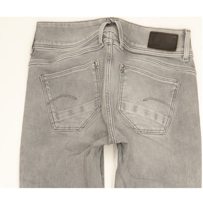 G-Star Lynn Women Grey Skinny Slim Stretch Jeans W25 L31