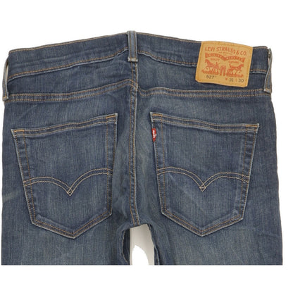 Levi's 527 Men Blue Bootcut Slim Stretch Jeans W31 L30