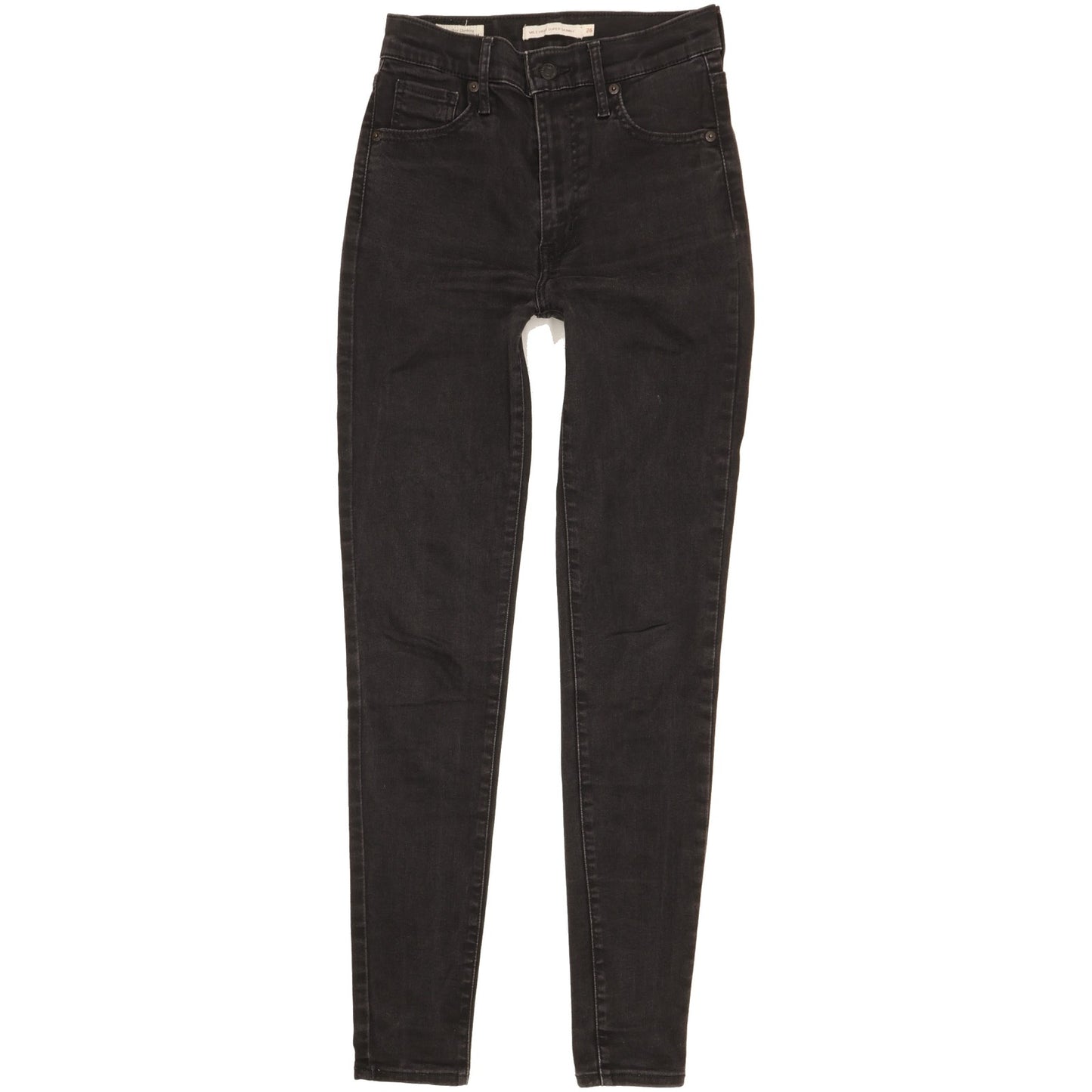 Levi's Mile Women Black Skinny Slim Stretch Jeans W26 L29