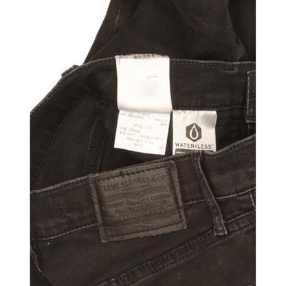 Levi's Mile Women Black Skinny Slim Stretch Jeans W26 L29
