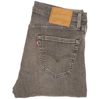 Levi's 511 Men Grey Straight Slim Jeans W32 L34